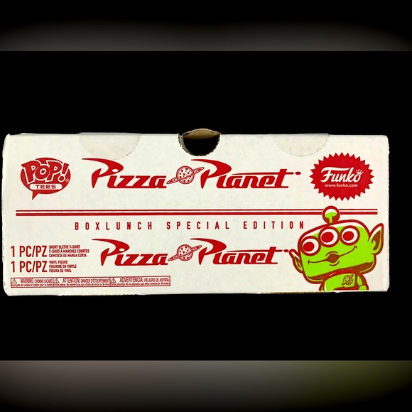 Vaulted Toy Story GlitterTranslucent Alien Funko & Pizza Planet Tee BoxLunch Set - Picture 7 of 11